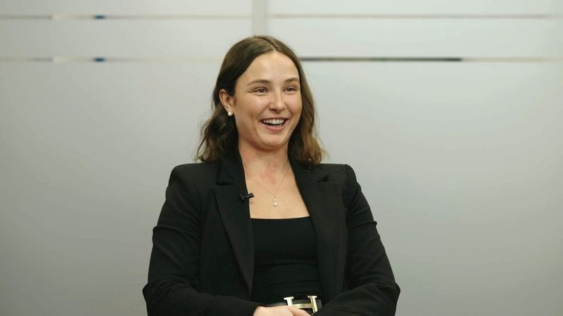 Girl smiling